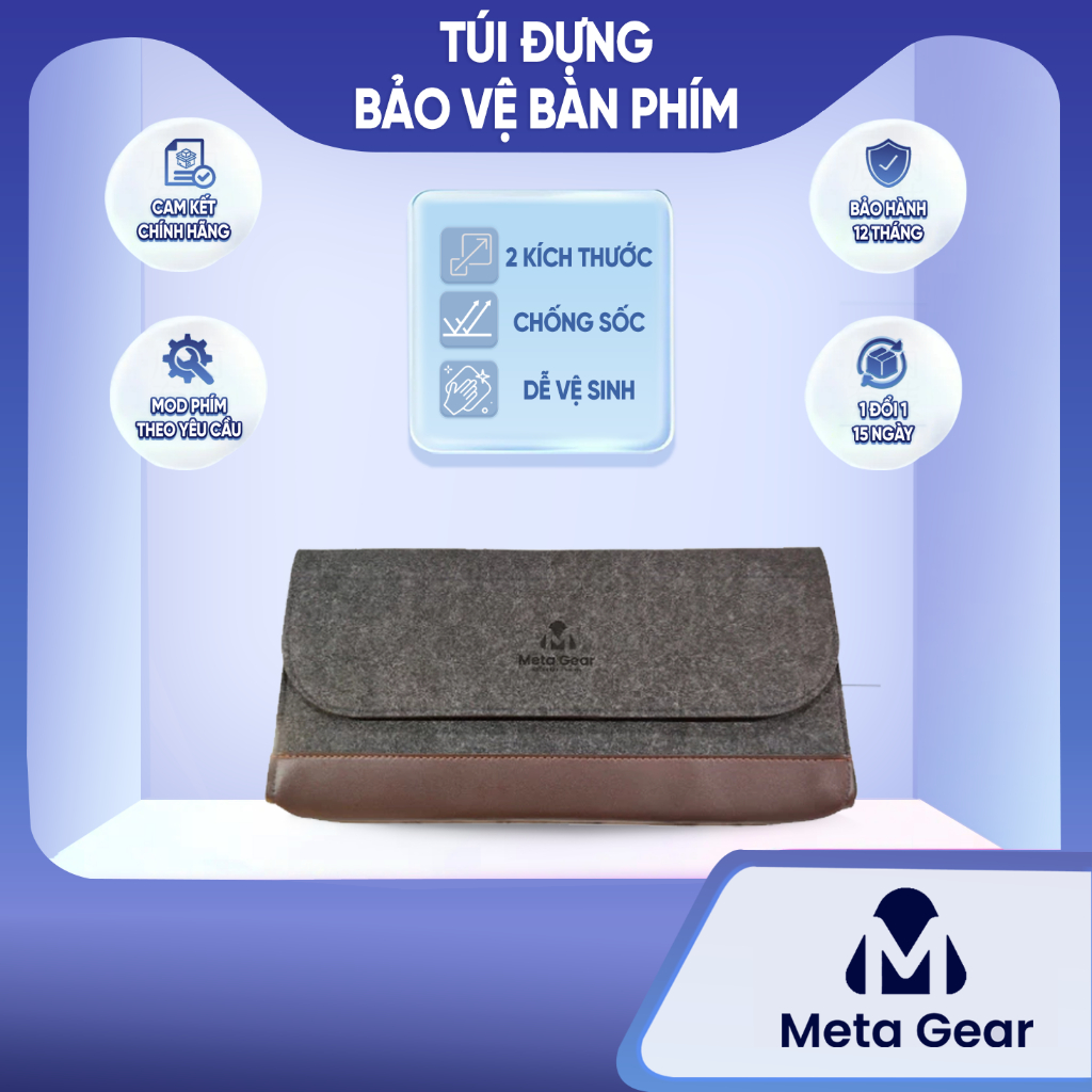 Túi đựng bàn phím Meta Gear - Bảo vệ bàn phím khỏi bụi, trầy xước, Túi Fullsize, Túi size KTL | BigBuy360 - bigbuy360.vn