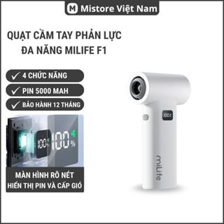 Quạt phản lực miLife F1 tích pin kiêm máy hút bụi