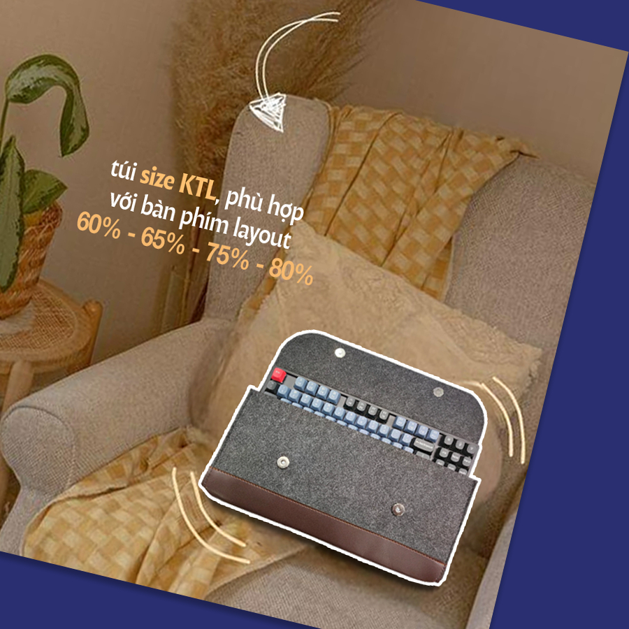 Túi đựng bàn phím Meta Gear - Bảo vệ bàn phím khỏi bụi, trầy xước, Túi Fullsize, Túi size KTL | BigBuy360 - bigbuy360.vn