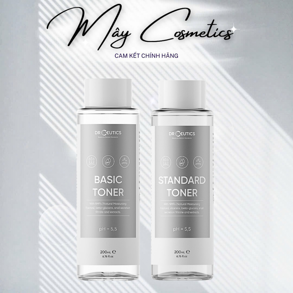 DRCEUTICS Basic Toner Và Standard Toner Cấp Ẩm Cho Da