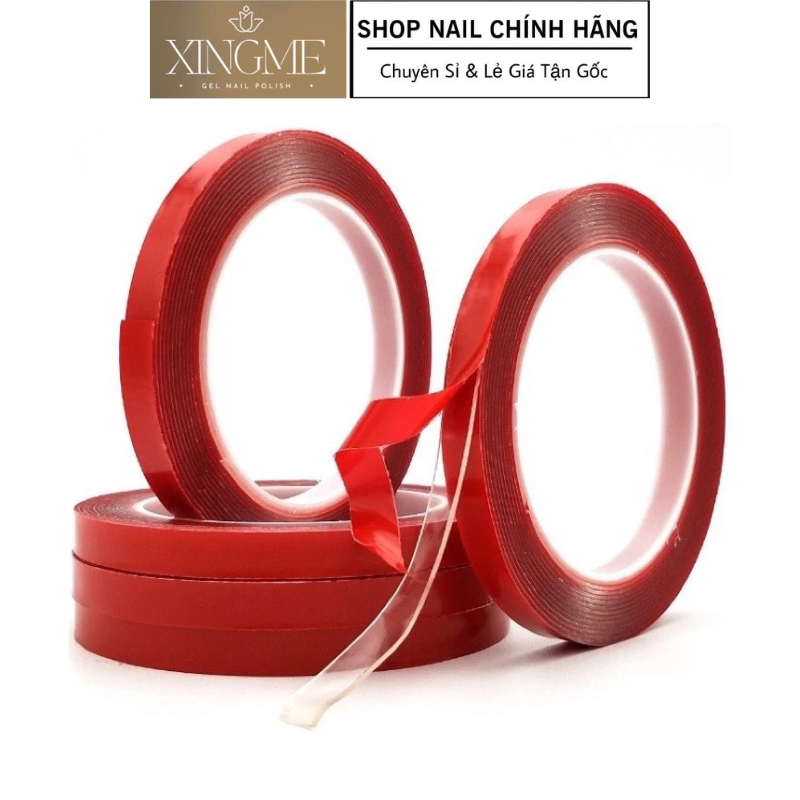 Băng Dính Đỏ, Keo Trong Dán Đế Móng [XINGME NAIL]