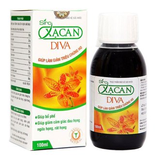 Siro Xạ Can Diva- Hỗ trợ bổ phế, giảm triệu chứng ho,  giảm cảm giác đau họng, rát họng