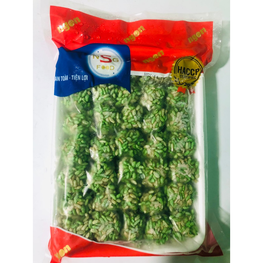 Khay 500g Chả cá cốm xanh Ongon (ship hỏa tốc_HCM)
