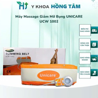  Máy Massage Giảm Mỡ Bụng UNICARE UCW 1002 Công Nghệ Rung Cơ Học Massage Tan Mỡ Tỏa Nhiệt Hồng Ngoại 