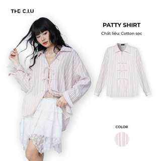 Áo sơ mi form rộng cột nơ THE C.I.U -  Patty Shirt - MS01