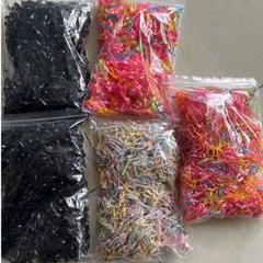 Sét 50g,100 g Chun buộc tóc đủ màu