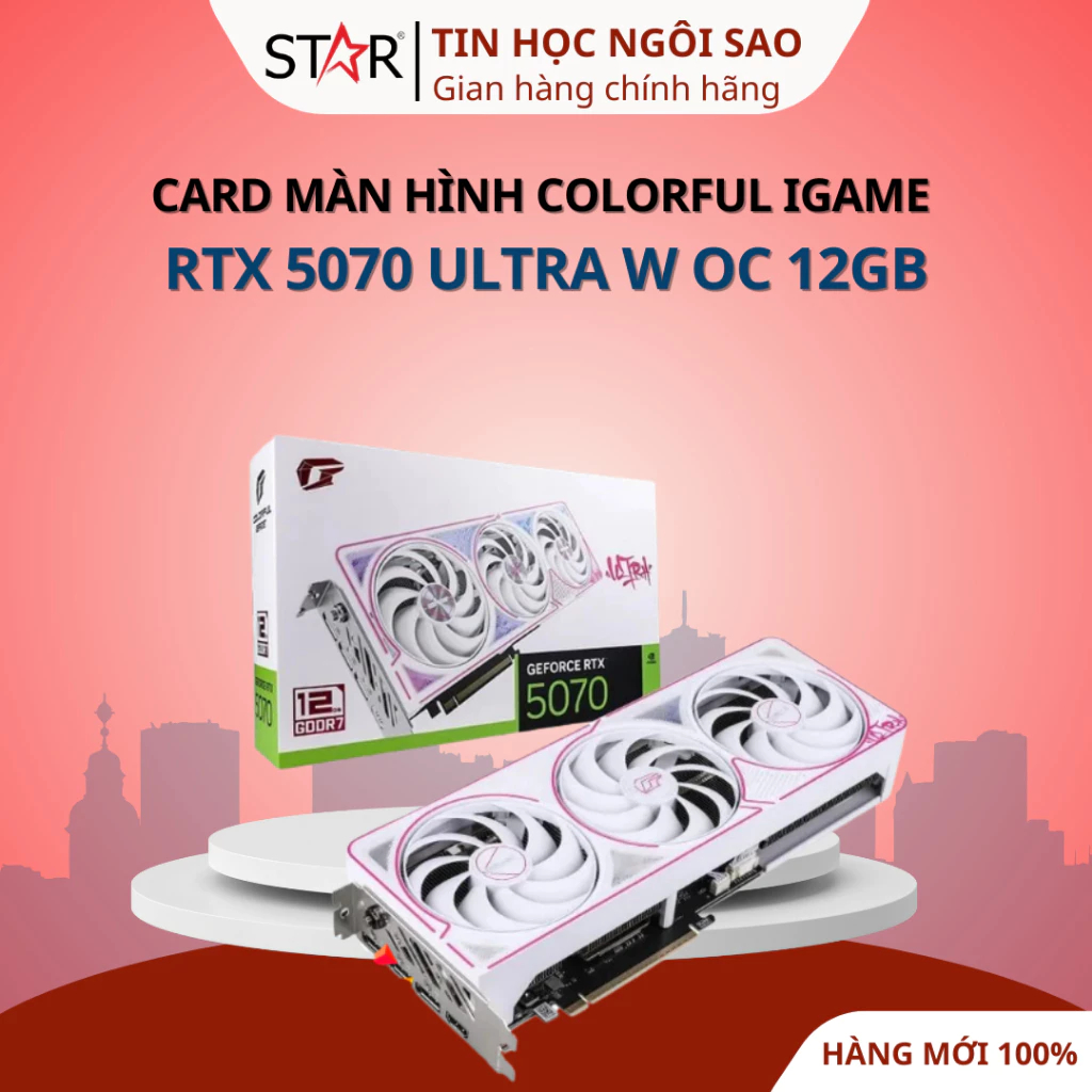 Card Màn Hình Colorful iGame RTX 5070 Ultra W OC 12GB - Bảo hành 36 tháng
