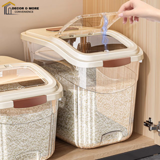 Thùng Đựng Gạo Nắp Lật Chống Côn Trùng Chống Ẩm, Hộp Đựng Gạo Cỡ Lớn Đựng Ngũ Cốc, Đồ Khô Cao Cấp