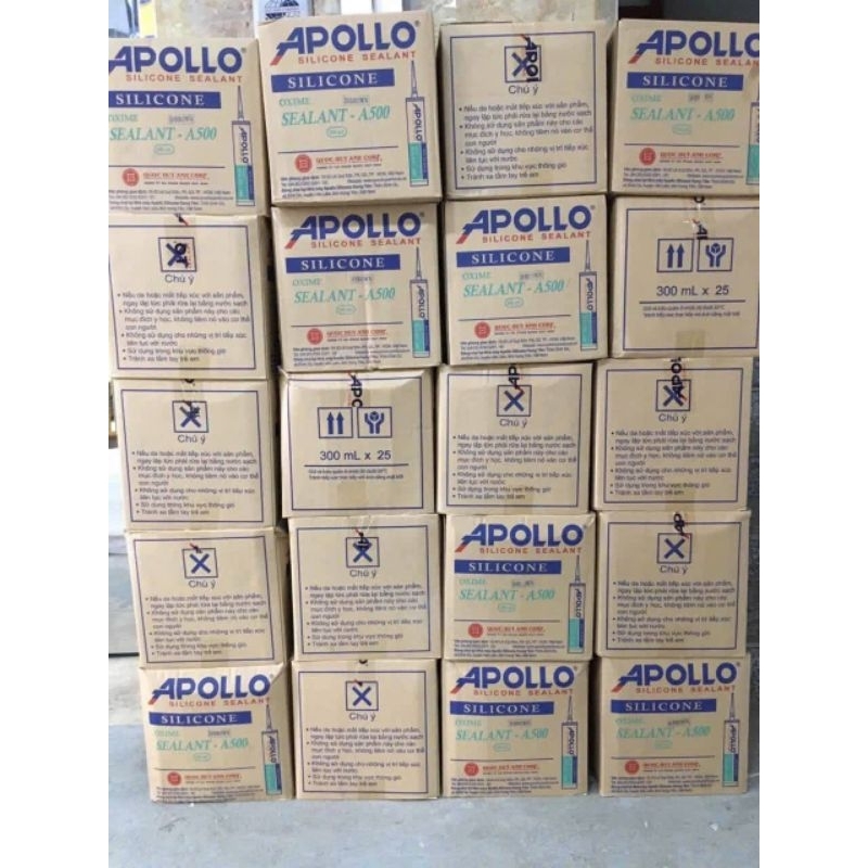 Keo Apollo A500 đen,trắng hàng công ty