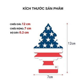 Cây Thông Thơm Little Tree Mỹ Treo Xe Ô Tô, Phòng Ngủ, Tủ Quần Áo Đa Dạng Mùi Hương