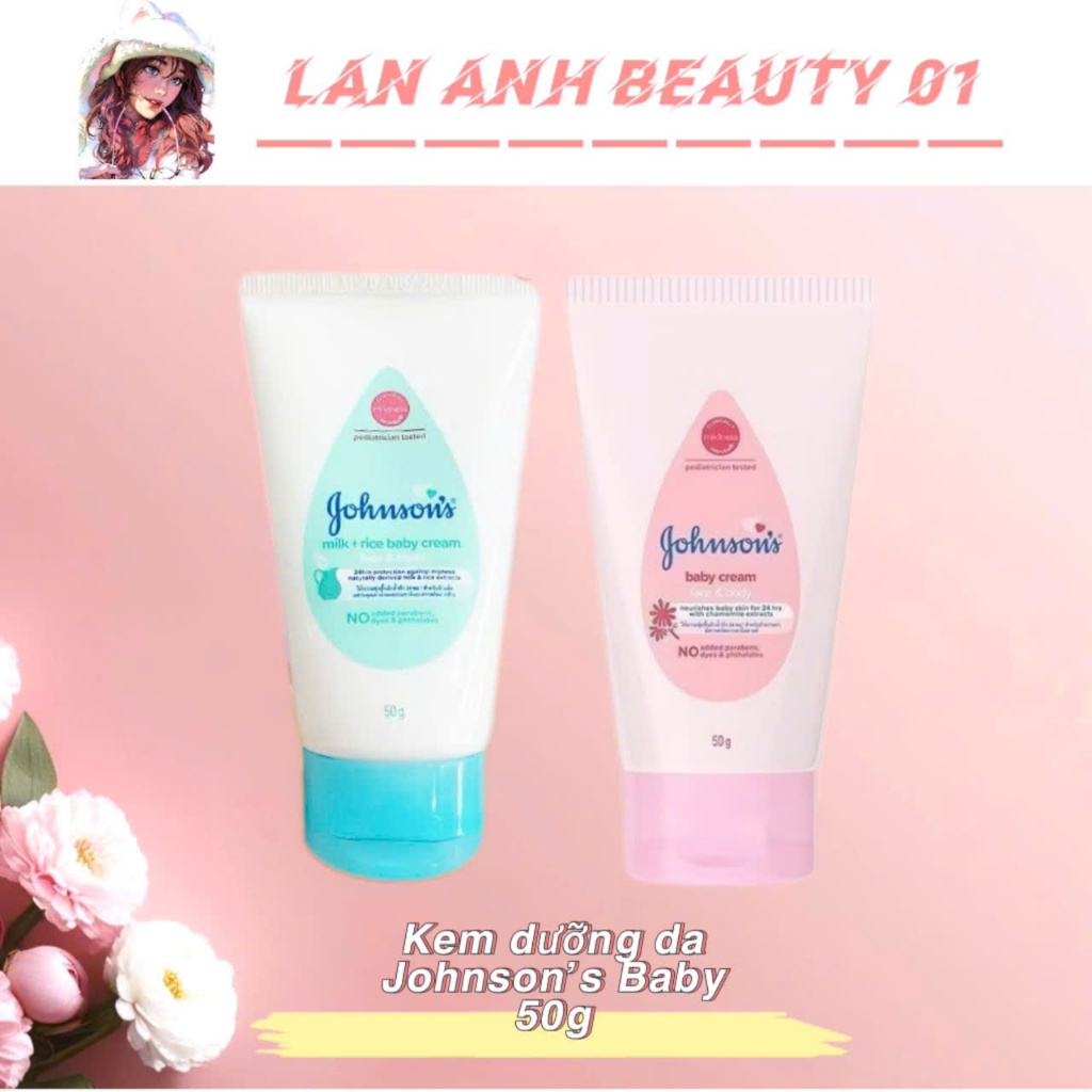 Kem Dưỡng Da Johnson’s Baby 50G
