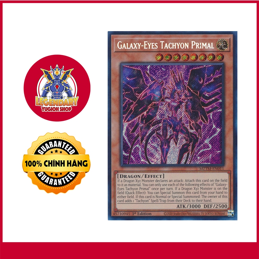 [Thẻ Bài Yugioh Chính Hãng] Galaxy-Eyes Tachyon Primal