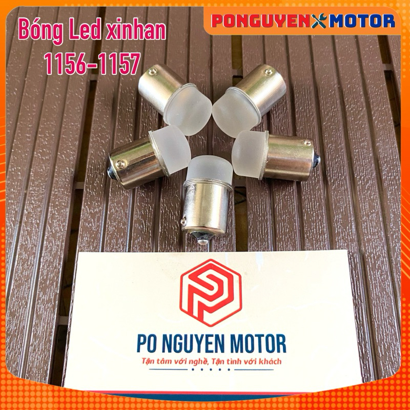 BÓNG LED XINHAN CHÂN 1156-1157 (Màu Vàng)