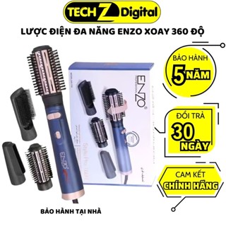 Lược điện chải tóc ion âm ENZO 758 , máy uốn tóc tự động 4 trong 1, uốn xoăn , uốn cụp , tạo phồng ,duỗi thằng
