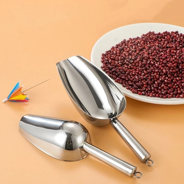 Dụng cụ xúc đá, chè, đồ nông sản  inox không gỉ nhiều kích thước