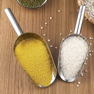 Dụng cụ xúc đá, chè, đồ nông sản  inox không gỉ nhiều kích thước