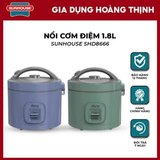 NỒI CƠM ĐIỆN 1.8L SUNHOUSE MAMA SHD8666G  hàng chính hãng bảo hành 24 tháng