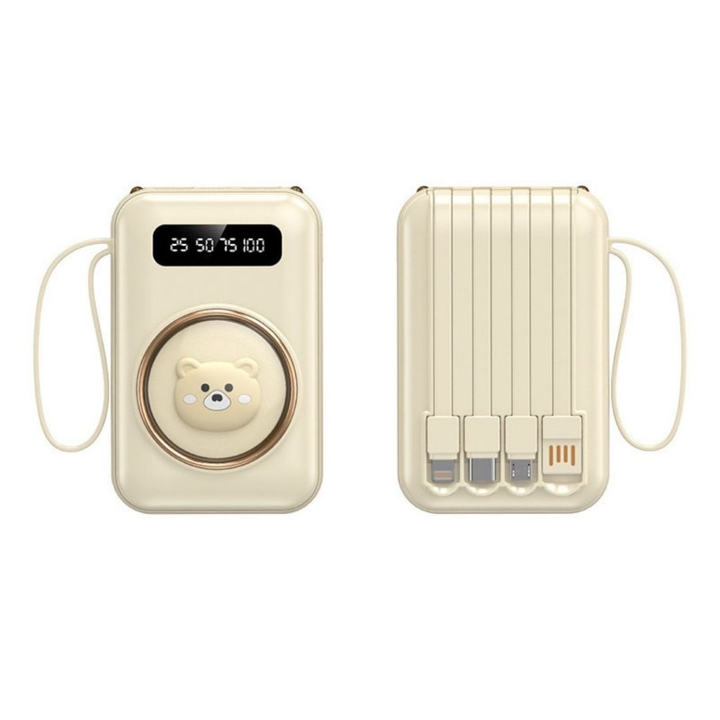 Hỗ trợ sạc DP cho điện thoại mặt gấu siêu dễ thương, Sạc DP nhiều cổng sạc hỗ trợ sạc nhanh | BigBuy360 - bigbuy360.vn