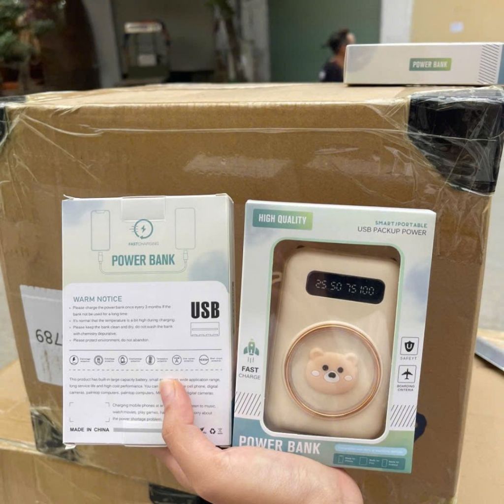 Hỗ trợ sạc DP cho điện thoại mặt gấu siêu dễ thương, Sạc DP nhiều cổng sạc hỗ trợ sạc nhanh | BigBuy360 - bigbuy360.vn