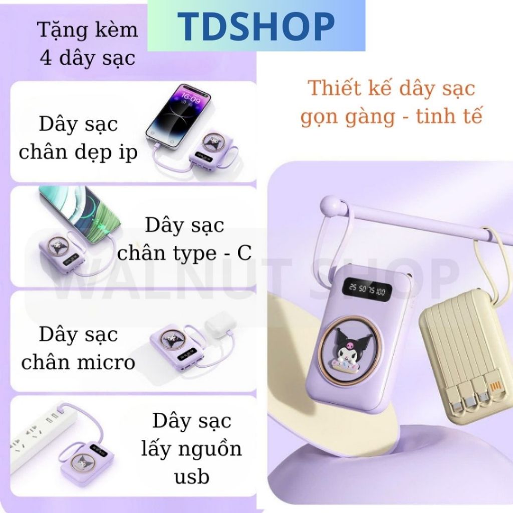 Hỗ trợ sạc DP cho điện thoại mặt gấu siêu dễ thương, Sạc DP nhiều cổng sạc hỗ trợ sạc nhanh | BigBuy360 - bigbuy360.vn