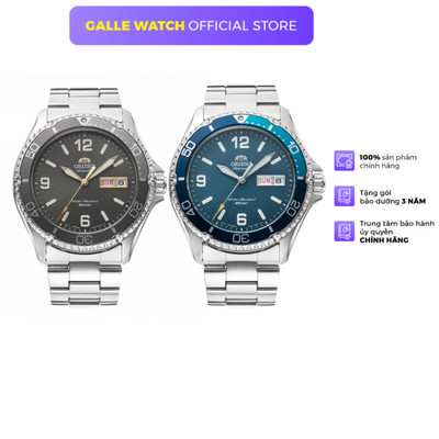 Đồng hồ cơ nam Orient Watch Sport Mako RA-AA08 mặt kính Sapphire chống xước dây thép đeo tay cao cấp chính hãng