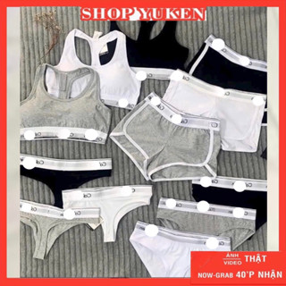 QL C-K nữ . Quần Lọt Khe và Quần Lót Đùi Thể Thao Lưng Chữ Cá Tính 40-65kg