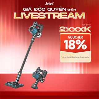 Máy hút bụi lau nhà cầm tay không dây 5in1 JETZT XS26 series, tặng kèm đầu hút bụi giường nệm + đầu lau nhà