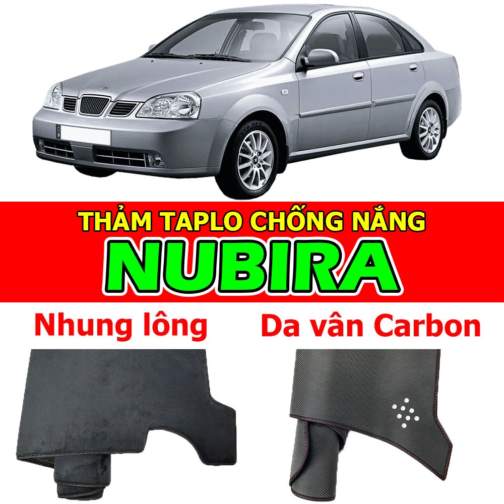 Thảm Taplo DAEWOO NUBIRA bằng Nhung lông
