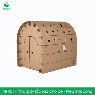 MFK01 - Nhà giấy carton lắp ráp cho bé | Magix for Kid