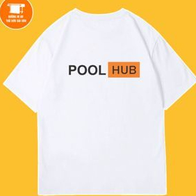 Áo thun in chữ" POOL HUB"