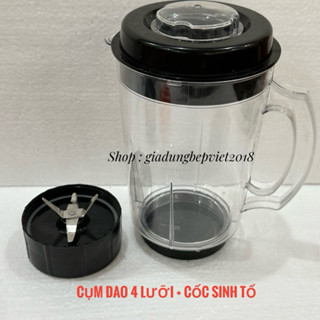 PHỤ KIỆN MÁY XAY- CA CỐC CỐI NHỰA SINH TỐ 1,1L MÁY XAY MAGIC, SUNHOUSE, KANGAROO