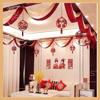 Dảy Lụa Treo Trang Trí Phòng Khách, Phòng Tân Hôn | dây treo | phụ kiện | decor | nhà cửa | ngày Tết