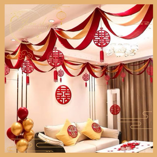Dảy Lụa Treo Trang Trí Phòng Khách, Phòng Tân Hôn | dây treo | phụ kiện | decor | nhà cửa | ngày Tết