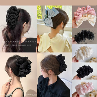 Kẹp tóc lông vũ cao cấp và thanh lịch kẹp kẹp cá mập, phụ kiện tóc dành cho nữ  Wanhy