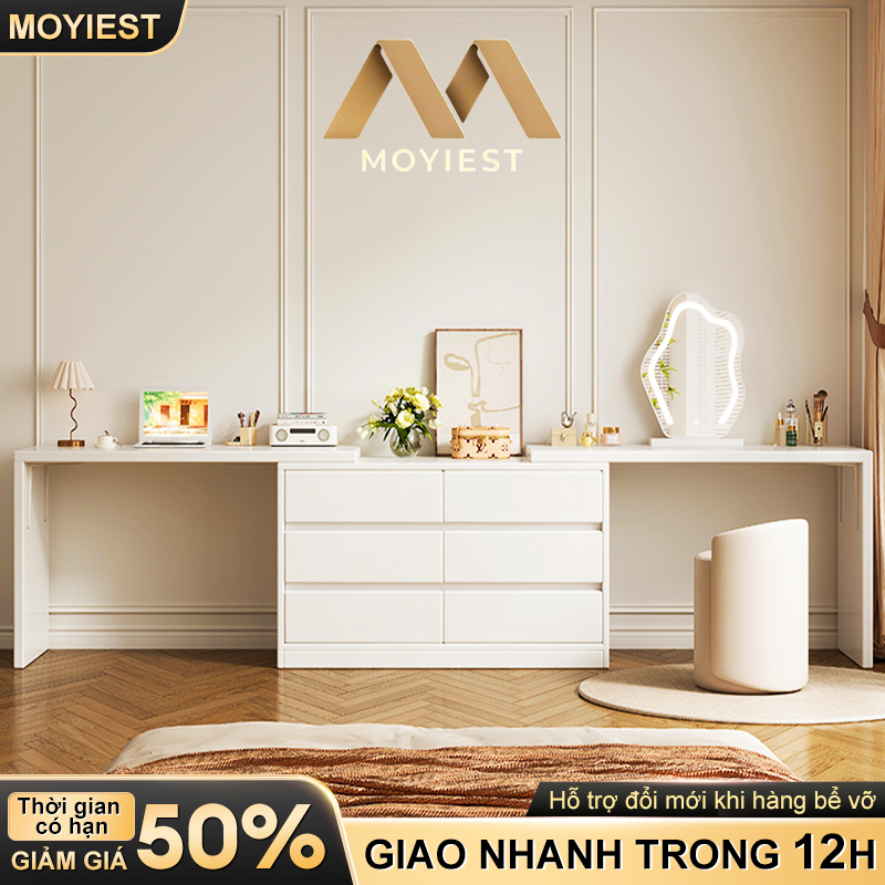 MY Bàn làm việc bàn trang điểm Bàn Phấn thông minh kết hợp, tủ ngăn kéo đa năng để đồ tủlưu trữ | BigBuy360 - bigbuy360.vn