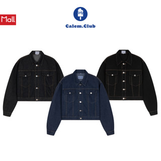 Áo khoác jean Ver 3 Calem.Club form Nam Nữ chất denim có túi trong phong cách trẻ trung năng động