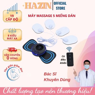 Máy Massage xung điện mini hàng loại 1 có điều khiển nâng cấp 5 miếng dán,máy Massage toàn thân giảm đau mỏi toàn diện