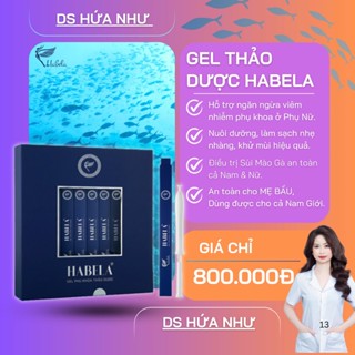 [ 1 hộp 10 đũa ]Đũa Thần Habela Gel Vệ Sinh Phụ Nữ Làm Sạch Se Khít Làm Hồng Vùng Kín