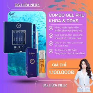   Hàng Chính Hãng  COMBO Đũa Thần Phụ khoa Habela & Gel Vệ Sinh Phụ Nữ Làm Sạch Se Khít Làm Hồng Vùng Kín 