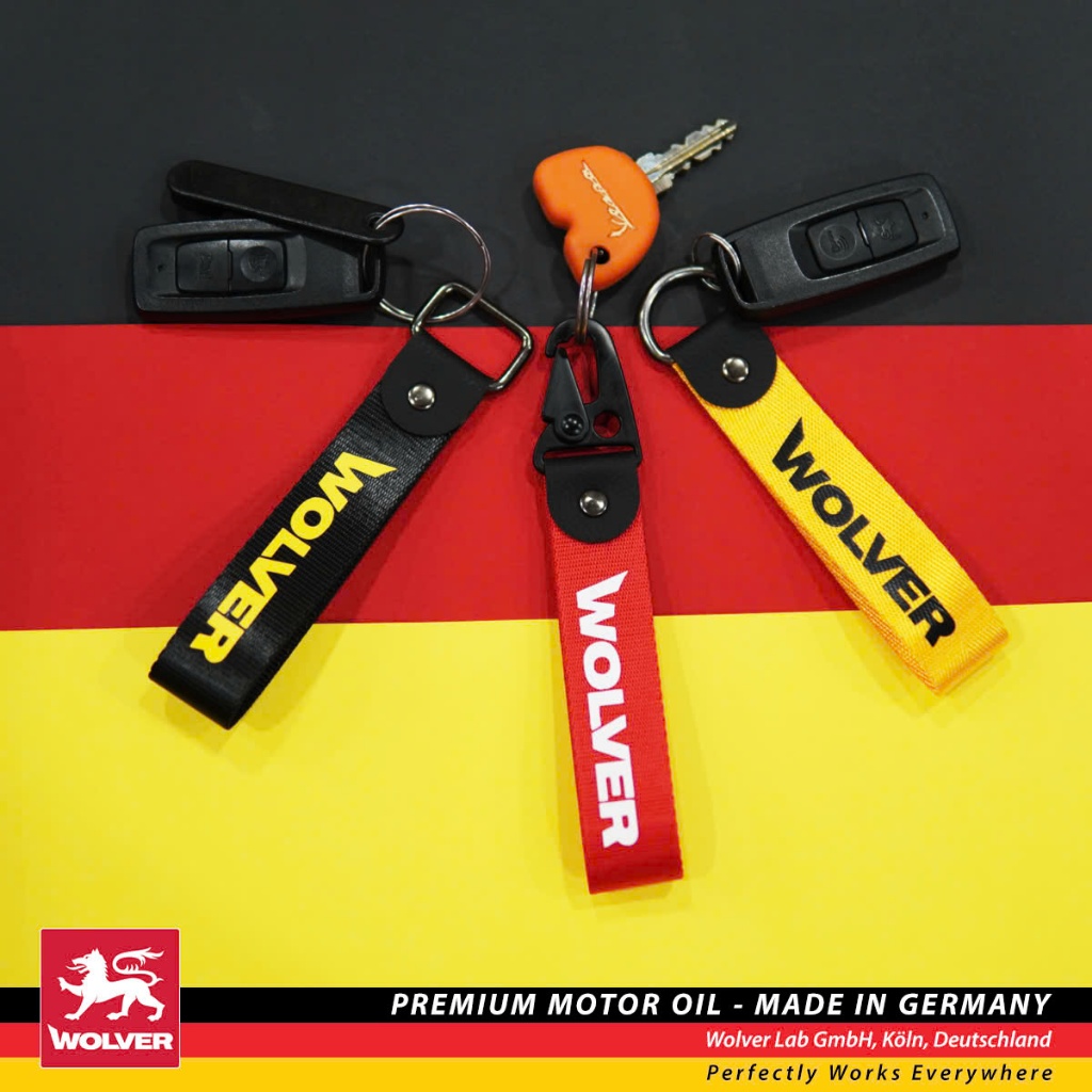 Móc khóa cao cấp Wolver - Móc Wolver - Móc khóa dây vải WOLVER phiên bản 2025
