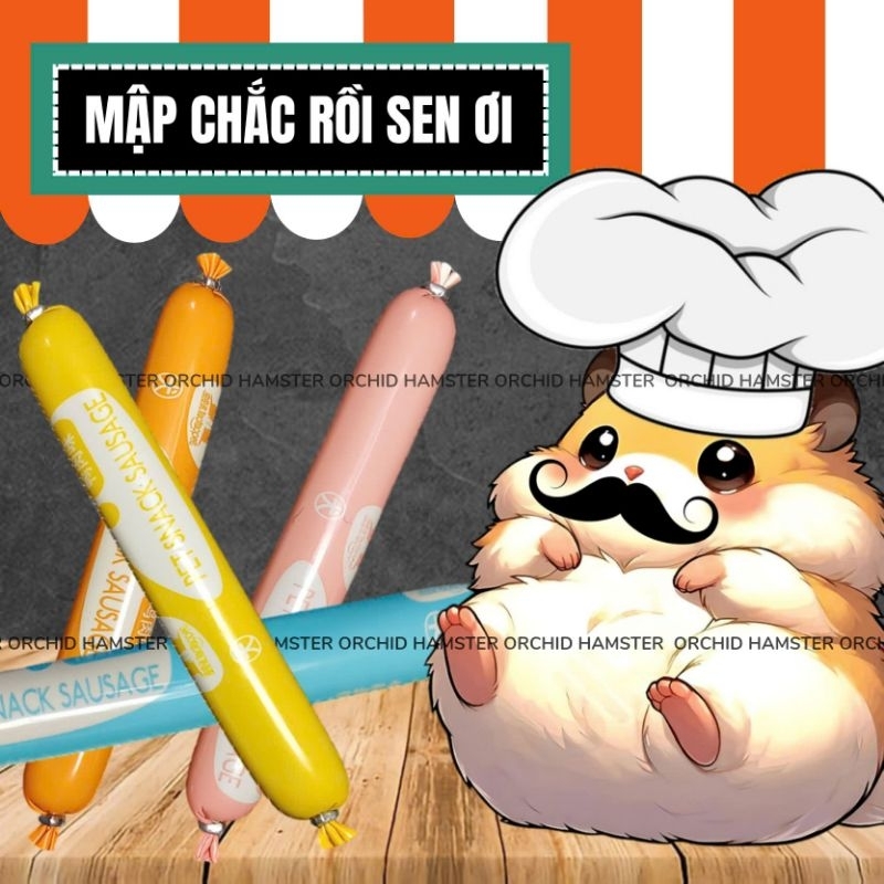 Xúc Xích Bổ Sung Đạm Cho Hamster/Sóc/Nhím Và Thú Nhỏ
