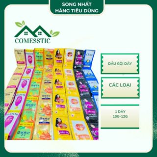 (Combo 3-5 Dây)Dây Dầu Gội Dầu Xả Dove, Rejoice, Pantene,Sunsilk,Clear bạc hà, Head, Palmolive các loại từ 10-16 gói