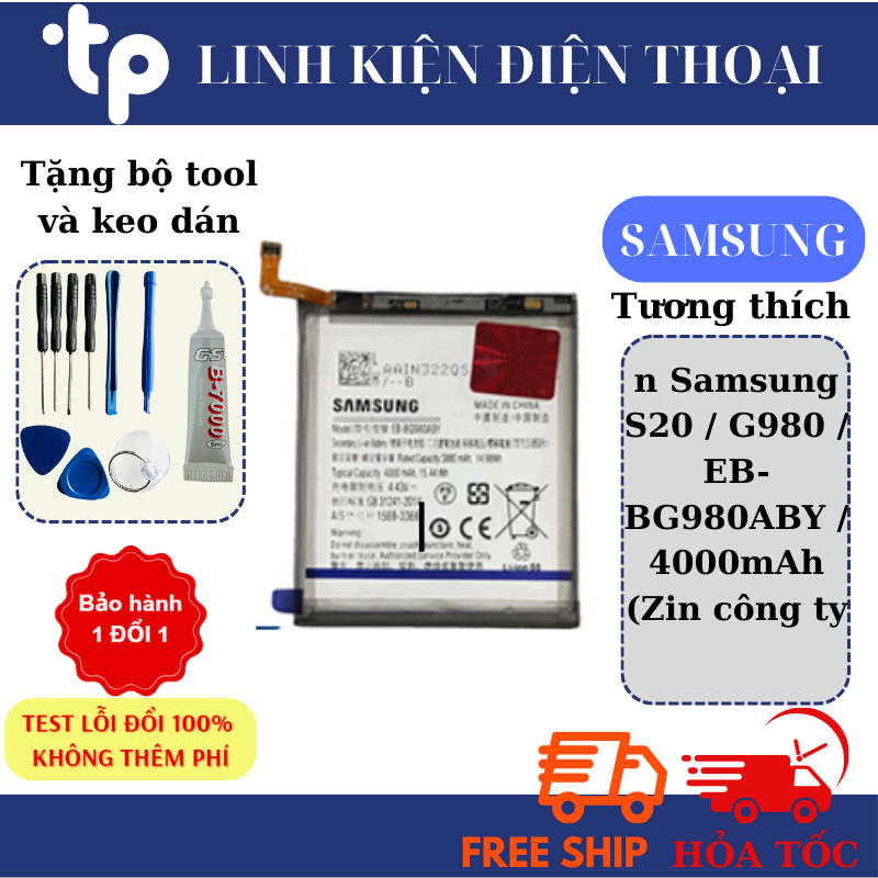 Pin Samsung S20 / G980 / EB-BG980ABY / 4000mAh (Zin công ty) |  Galaxy