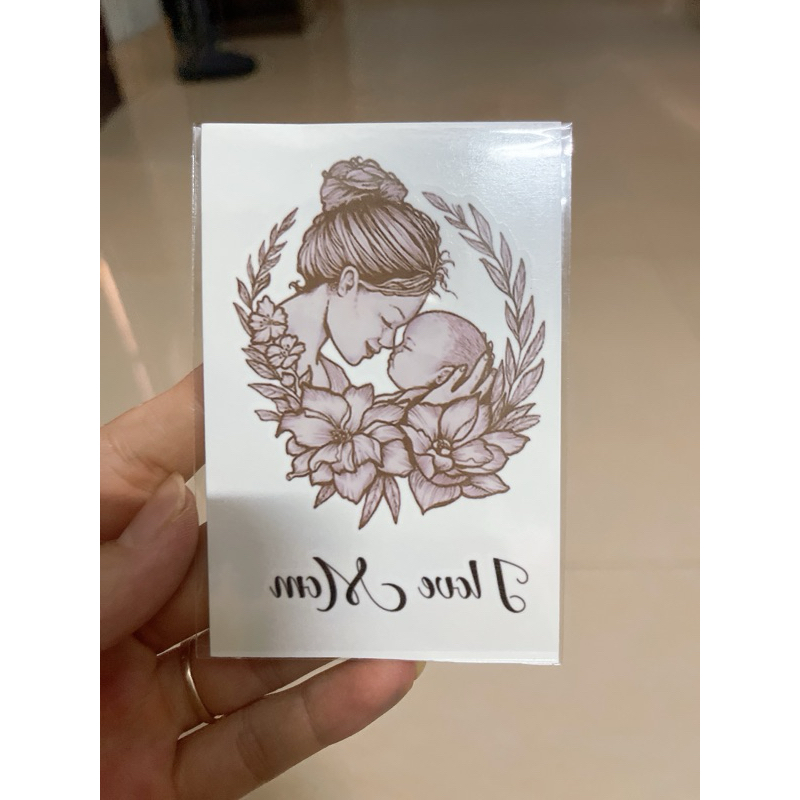 Hình xăm dán Mẹ Con