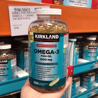 Viên dầu cá Omega 3 KIRKLAND&WEBBER 1200mg330viên NATURALS; hsd 2027