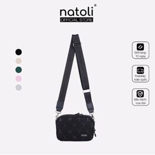 Túi đeo chéo nam nữ thương hiệu NATOLI chất vải canvas chống nước tốt - BST FLEX  CROSS BAG T15