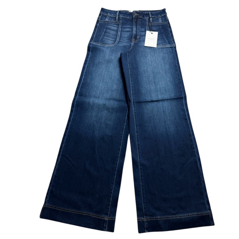 (sz 30eo 84-88) Quần jeans Nữ Vnxk Mỹ ống rộng hidden full