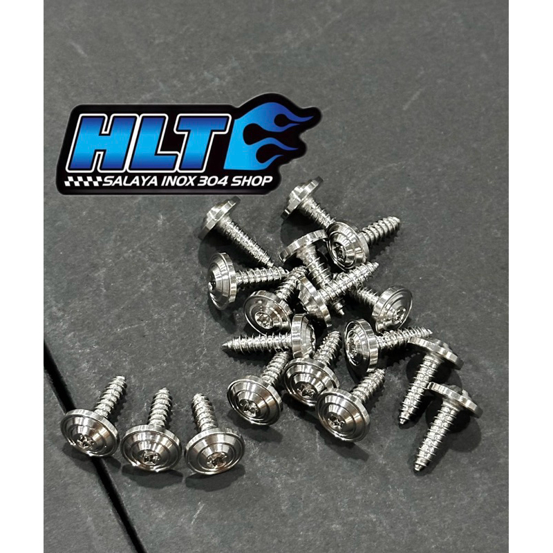 (Mua 5 tặng 1) Ốc Salaya MẪU THÁI 5li15 XOẮN Inox 304