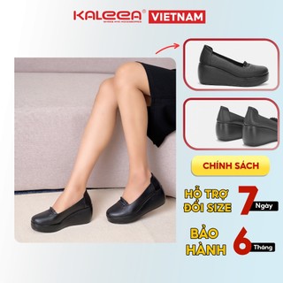  Giày Cao Gót Đế Xuồng 6 Phân Kaleea MO634 Da Mềm Mịn Đi Êm Chân Kiểu Dáng Thời Trang 