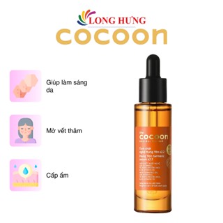Tinh chất nghệ Hưng Yên Cocoon x2.2 với 22% vitamin C làm sáng da và mờ vết thâm (30ml)
